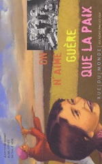Couverture On n'aime guère que la paix