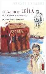 Couverture Le Cahier de Leïla : de l'Algérie à Billancourt