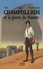 Couverture Champollion et la pierre de Rosette