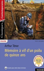 Couverture Mémoire à vif d'un poilu de quinze ans