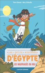 Couverture de Les Petits mystères d'Égypte : Les naufragés du Nil