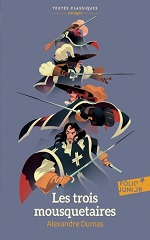 Couverture Les Trois mousquetaires (texte abrégé)
