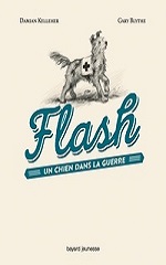 Couverture de Flash, un chien dans la guerre